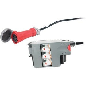POWER DIST. MOD 3 POLE 5 WIRE RCD 16A IEC309