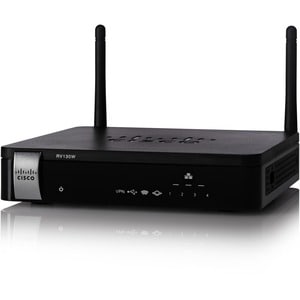 Cisco RV130W Wi-Fi 4 IEEE 802.11n Ethernet Wireless Router - Refurbished - 2.40 GHz ISM Band(2 x External) - 4 x Network P