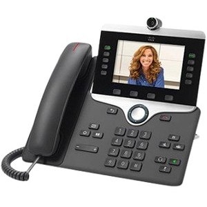 Cisco 8865 IP Phone - Refurbished - Bluetooth, Wi-Fi - Wall Mountable - Charcoal - VoIP - IEEE 802.11a/b/g/n/ac - Enhanced