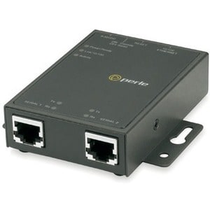 Perle IOLAN TS2 GR Terminal Server - 512 MB - Twisted Pair - 1 x Network (RJ-45) - 2 x Serial Port - 10/100/1000Base-T - G