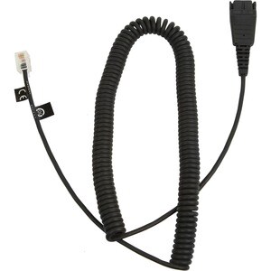 CABLE W/ QD TO RJ10 PLUG SIEMENS-BELEGUNG 0.5-2M SPIRAL