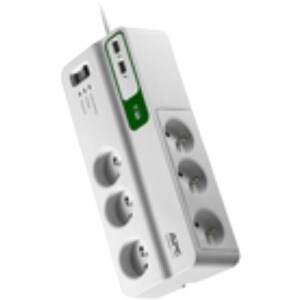 APC by Schneider Electric SurgeArrest PM6U-FR Supressor/protetor de picos de corrente - 2.30 kVA - 1836 J - 230 V - Input5