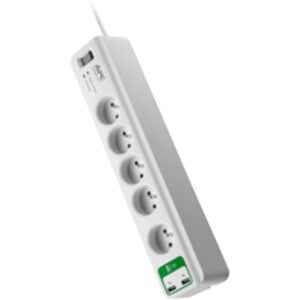 APC by Schneider Electric SurgeArrest PM5U Supressor/protetor de picos de corrente - 2.30 kVA - 918 J - 230 V AC - 24 kA -