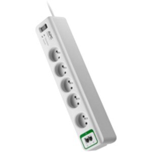 APC by Schneider Electric SurgeArrest PM5T-FR Supressor/protetor de picos de corrente - 2.30 kVA - 918 J - 230 V AC - 24 k