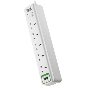 APC by Schneider Electric SurgeArrest PM5T Supressor/protetor de picos de corrente - 918 J - 230 V AC - Fax/Modem/Telefone
