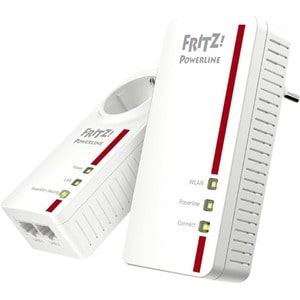 AVM FRITZ!Powerline 1260E WLAN Set Edition International 1 x Yes - No - No - No - No - 1200Mbit/s Powerline - Yes - IEEE 8