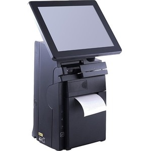 Posiflex Compact All-in-One Terminal with Replaceable Printer - Celeron 2.42 GHz - 4 GB DDR3L SDRAM - 64 GB SSD - Windows 