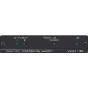 Kramer VS-211H2 Audio/Video Switchbox - Cable - 3840 × 2160 - 4K - 2 Input Device - 1 Display - Blu-ray Disc Player, Proje