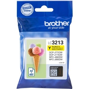 Brother LC3213Y Hoch Kapazität Tintenstrahl Tintenpatrone - Gelb - Original - 1 Pack - Tintenstrahl - Hoch Kapazität - 400