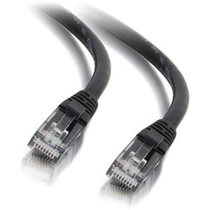 C2G 25ft Cat6 Ethernet Cable - Snagless Unshielded (UTP) - Black - Category 6 for Network Device - RJ-45 Male - RJ-45 Male