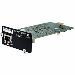 Vertiv Liebert IntelliSlot Unity - SNMP - Network Card | Remote Monitoring - Data Center Monitoring | Adapter | 10Mb LAN/1