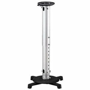 Amer Mounts Ceiling Mount for Projector - Black, Silver - TAA Compliant - Height Adjustable - 24.95 kg Load Capacity - Alu