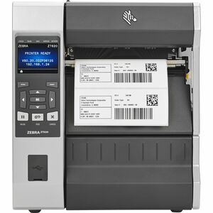 Zebra ZT620 Industrial Direct Thermal/Thermal Transfer Printer - Monochrome - Label Print - Gigabit Ethernet - USB - USB H