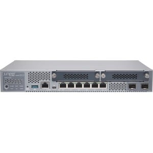 SRX320 Services Gateway includes hardware (8GE 2x MPIM slots 4G RAM 8G Flash power adapter and cable) and Junos Software B