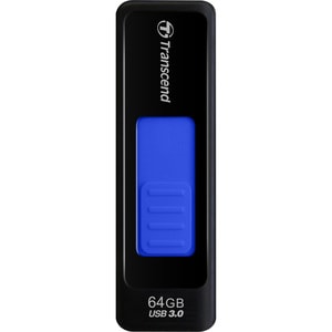 Pen Drive Transcend JetFlash 760 - 64 GB - USB 3.0 - Nero, Blu - 80 MB/s Read Speed - 68 MB/s Write Speed