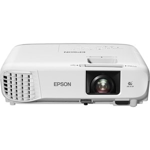 Epson EB-W39 LCD Projector - 16:10 - 1280 x 800 - Ceiling, Front - 6000 Hour Normal Mode - 12000 Hour Economy Mode - WXGA 