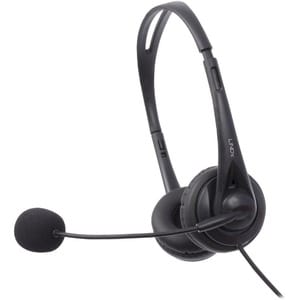 LINDY Wired Over-the-head Stereo Headset - Black - Binaural - Circumaural - 32 Ohm - 20 Hz to 20 kHz - 185 cm Cable - Cond