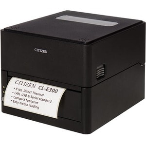 Citizen CL-E300 Desktop Direct Thermal Printer - Monochrome - Label Print - USB - Serial - 104.14 mm (4.10") Print Width -
