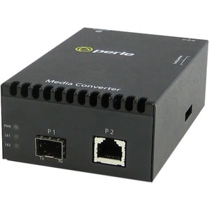 Perle S-10GRT-SFP - 10 Gigabit Media and Rate Converter - 1 x Network (RJ-45) - 10 Gigabit Ethernet - 10GBase-T, 10GBase-X