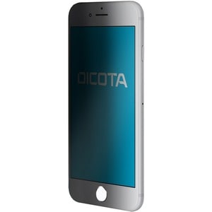 Dicota Secret Silicone, Polyethylene Terephthalate (PET) Privacy Screen Filter - Transparent, Black - For 11.9 cm (4.7") L