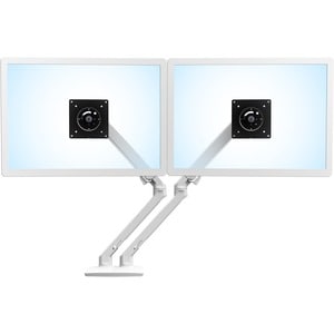 Ergotron Mounting Arm for LCD Monitor - White - 2 Display(s) Supported - 61 cm (24") Screen Support - 18.14 kg Load Capaci