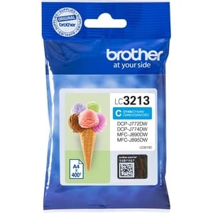 Brother LC3213C Original High Yield Inkjet Ink Cartridge - Cyan - 1 Pack - 400 Pages