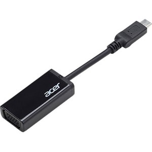 Acer USB/VGA Video Cable - USB/VGA Video Cable for Notebook - First End: USB Type C - Male - Second End: 15-pin HD-15 - Fe