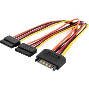 Digitus Adapterkabel - 30 cm - für Stromversorgung - SATA / SATA - Schwarz - 1