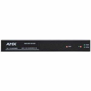 AMX NMX-ENC-N2122A Video Encoder - Functions: Video Encoding, Video Streaming, Video Scaling, Audio Embedding - 1920 x 120