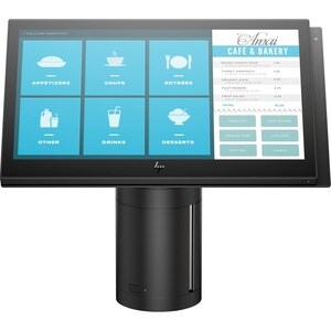 HP ElitePOS 141 POS Terminal - Celeron 2,20 GHz - 8 GB DDR4 SDRAM 256 GB SATA - 35,6 cm (14 Zoll) LED Touchscreen HD Graph