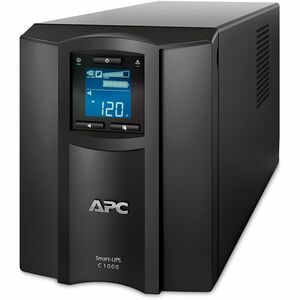 APC by Schneider Electric Smart-UPS C 1000VA LCD 120V with SmartConnect - Tower - 3 Hour Recharge - 9.20 Minute Stand-by -