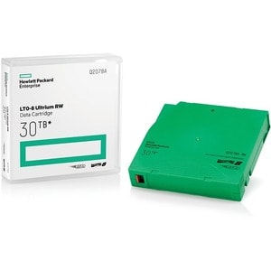 HPE Data Cartridge LTO-8 - Rewritable - Labeled - 20 Pack - 12 TB (Native) / 30 TB (Compressed) - 960 m Tape Length