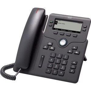 Cisco 6841 Telefone IP - Carvão - 4 x Total Line - VoIP - 2 x Rede (RJ-45) - PoE Ports
