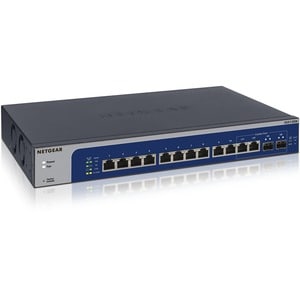 Netgear 12-Port 10-Gigabit/Multi-Gigabit Ethernet Smart Managed Plus Switch (XS512EM) - 12 Ports - Manageable - 10 Gigabit