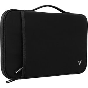 V7 12.2" Laptop Sleeve. Case type: Sleeve case, Maximum screen size: 31 cm (12.2"), Number of compartments: 2, Interior ma