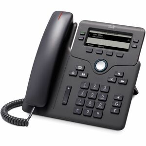 Cisco 6851 Telefone IP - 3 Multiple Conferencing - Montagem em parede, Secretária - Carvão - 4 x Total Line - VoIP - 8,9 c