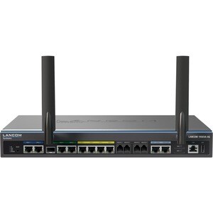Lancom 1906VA-4G 2 SIM Ethernet, Cellular Modem/Wireless Router - 4G - LTE, UMTS, HSPA(2 x External) - 37.50 MB/s Wireless