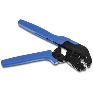 TRENDnet Coaxial Ratchet Crimp Tool, Designed for Crimping RG58/59/62/6 Coaxial Cables, Heavy Duty Carbon Steel, TC-CCT - 