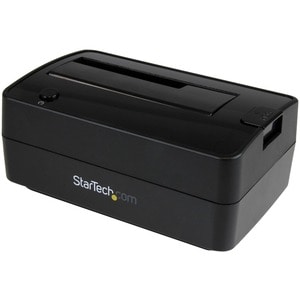 StarTech.com Drive Dock SATA/600 - USB 3.1 Type B, eSATA Host Interface - UASP Support External - Black - Hot Swappable Ba