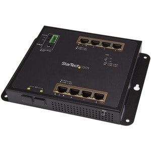 StarTech.com 8-Port PoE+ Gigabit Ethernet Switch plus 2 SFP Connections - 8 Ports - Manageable - Gigabit Ethernet - 10/100