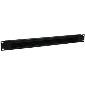 StarTech.com 1U High-density Brush Strip Cable Management Panel, Sturdy Steel Horizontal Data Centre Cable Organizer - Org