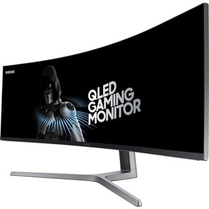 Samsung C49HG90DMU Curved Screen LCD Monitor - 32:9 - Matte Black - 124.2 cm (48.9") Viewable - Quantum Dot LED Backlight 