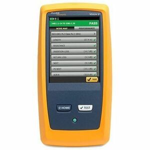 Fluke CableAnalyzer DSX2-5000 Cable Analyzer - Twisted Pair Cable Testing - LCD - Network (RJ-45) - Twisted Pair - Wireles