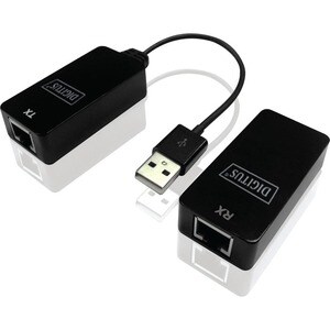 Digitus USB-Erweiterung - Netzwerk (RJ-45)USB - 45,72 m Erweiterter Flächenbereich