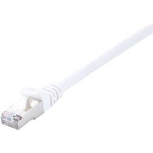 V7 V7CAT6STP-03M-WHT-1E 3 m Category 6 Network Cable for Modem, Router, Hub, Patch Panel, Wallplate, PC, Network Card, Net