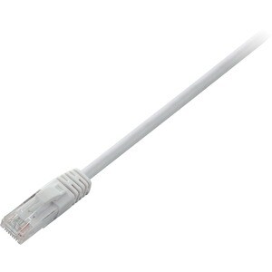 V7 V7CAT6UTP-05M-WHT-1E 5 m Category 6 Network Cable for Modem, Router, Hub, Patch Panel, Wallplate, PC, Network Card, Net