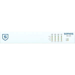 Sophos SG 125w Network Security/Firewall Appliance - 8 Port - 1000Base-T - Gigabit Ethernet - Wireless LAN IEEE 802.11ac -