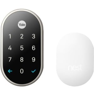 Google Nest Yale Lock - Touchscreen - Wireless LANSatin Nickel