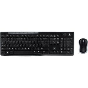 Logitech Wireless Combo MK270 Keyboard & Mouse - French - USB Wireless RF 2.40 GHz Keyboard - USB Wireless RF Mouse - Opti