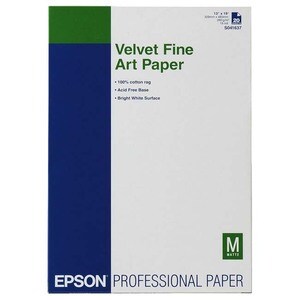 Carta fine art Epson Somerset C13S041637 Ad inchiostro - A3+ - 330 mm x 487 mm - 260 g/m² Grammage - 20 Foglio